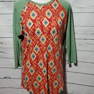 NWT LuLaRoe Randy Baseball T Shirt